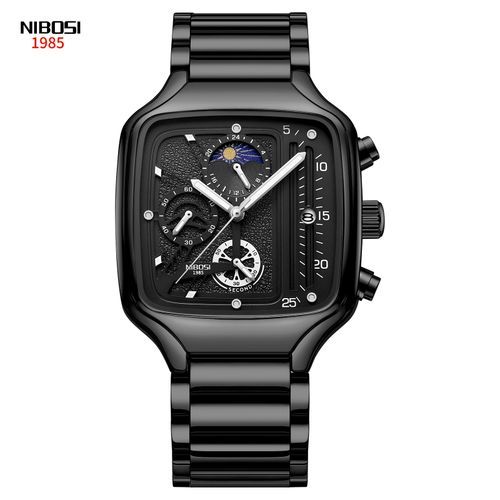 Square Quartz Men's Watch 2573 Nibosi