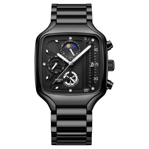 Square Quartz Men's Watch 2573 Nibosi