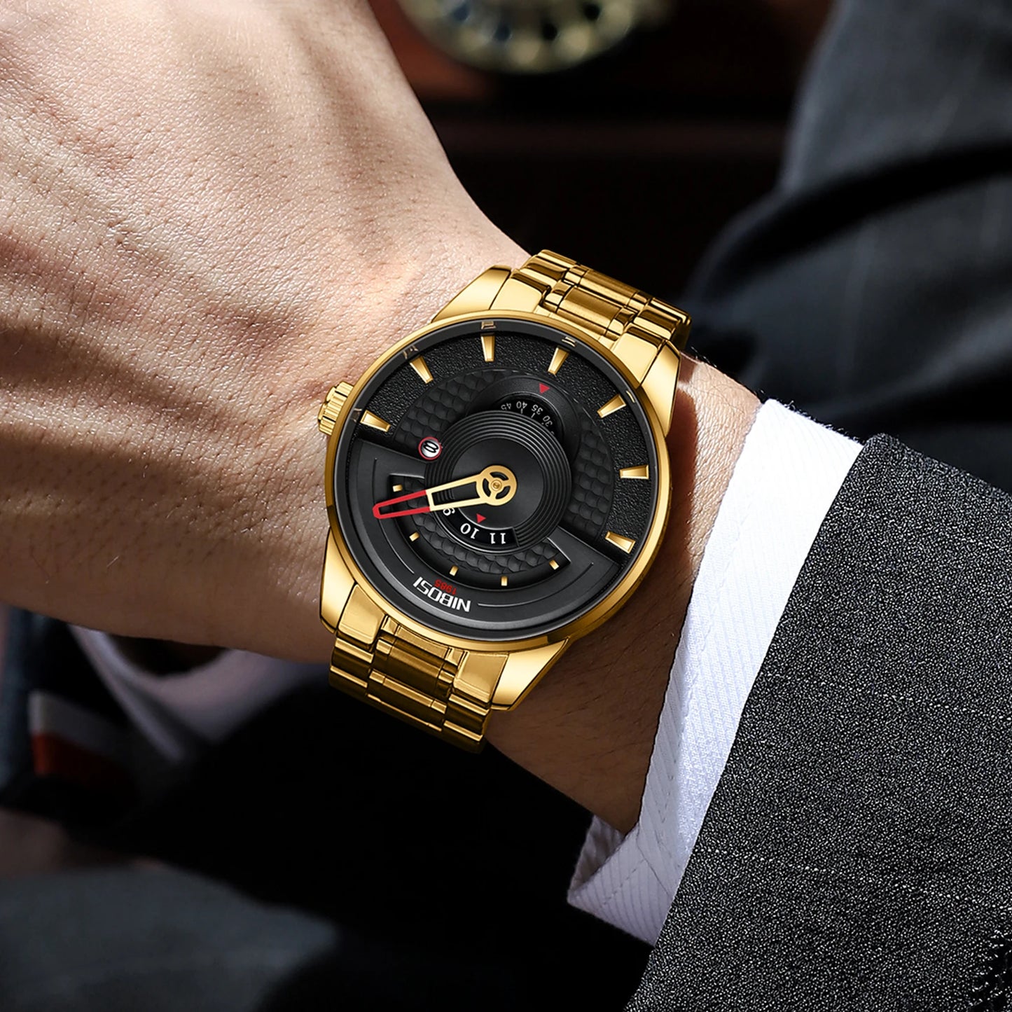 Quartz & Stainless Watch 2509 Nibosi