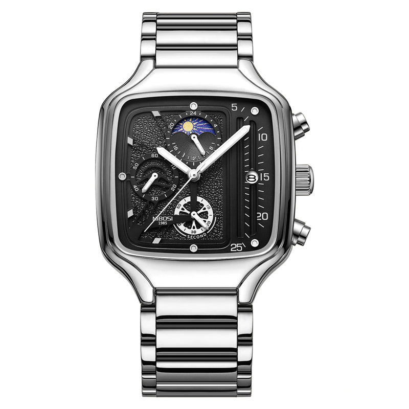 Square Quartz Men's Watch 2573 Nibosi