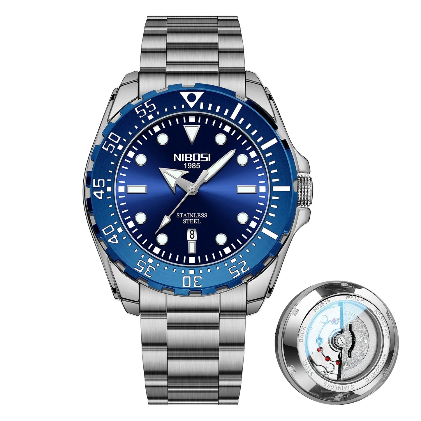 Mechanical & Waterproof Watch 2616 Nibosi