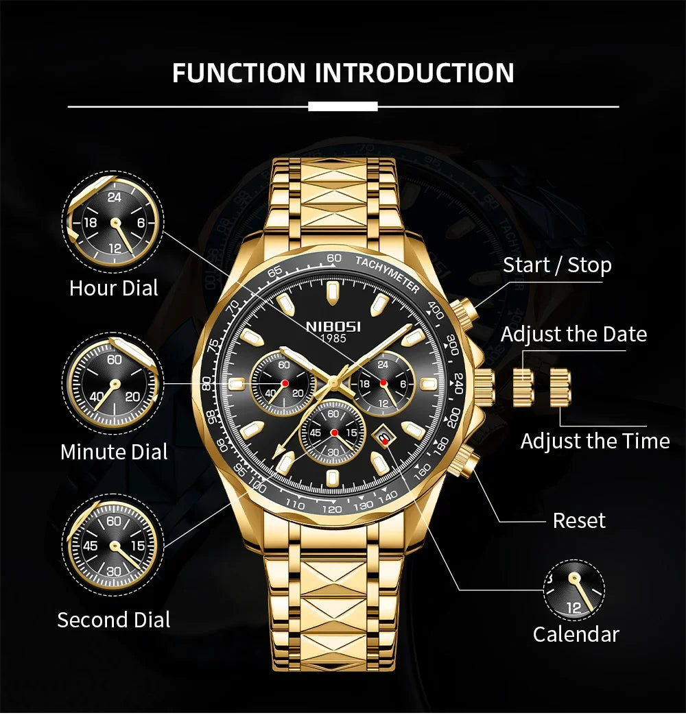 Fashion Men's Watch 2611 Nibosi