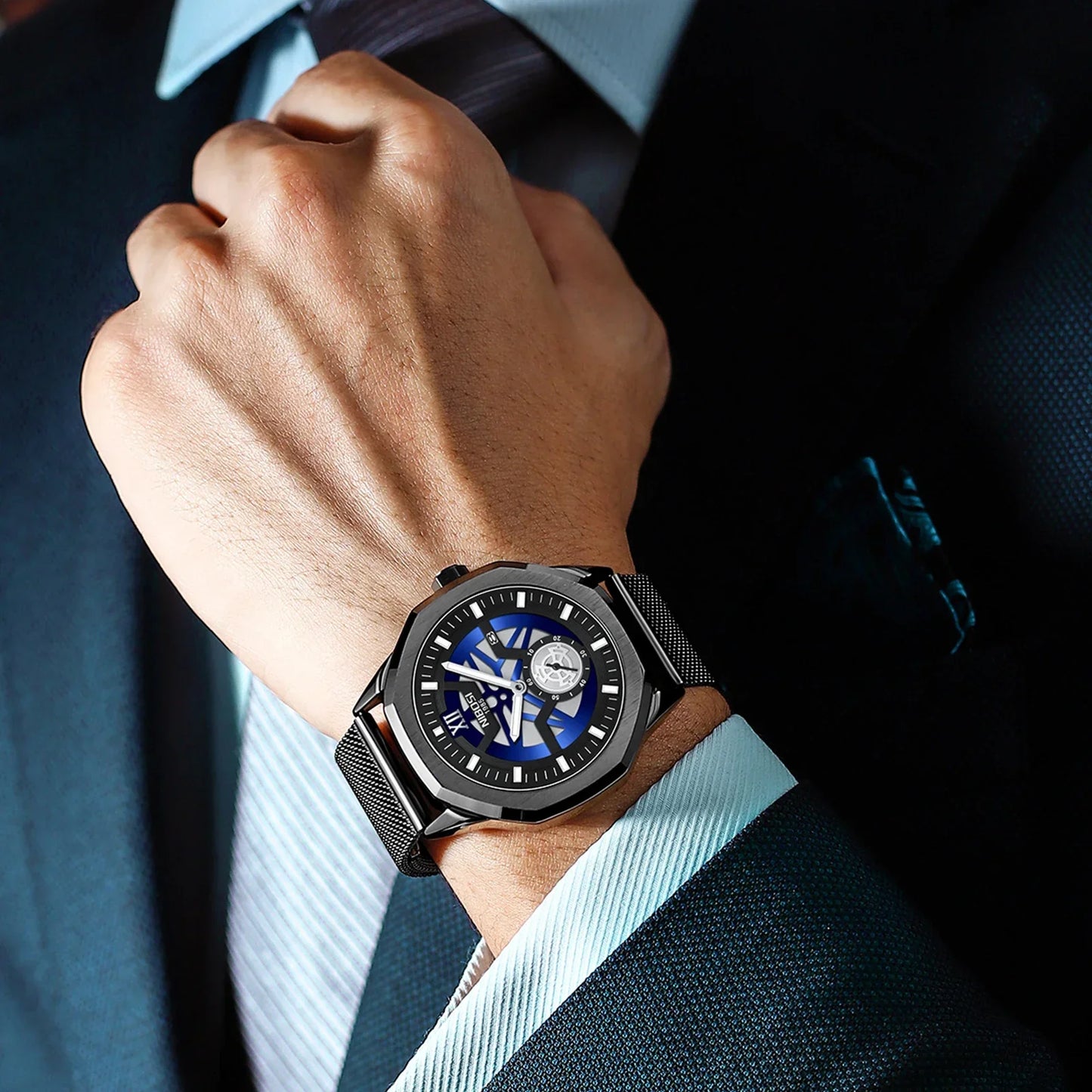 SteelMesh Elegance Watch 43mm 2518