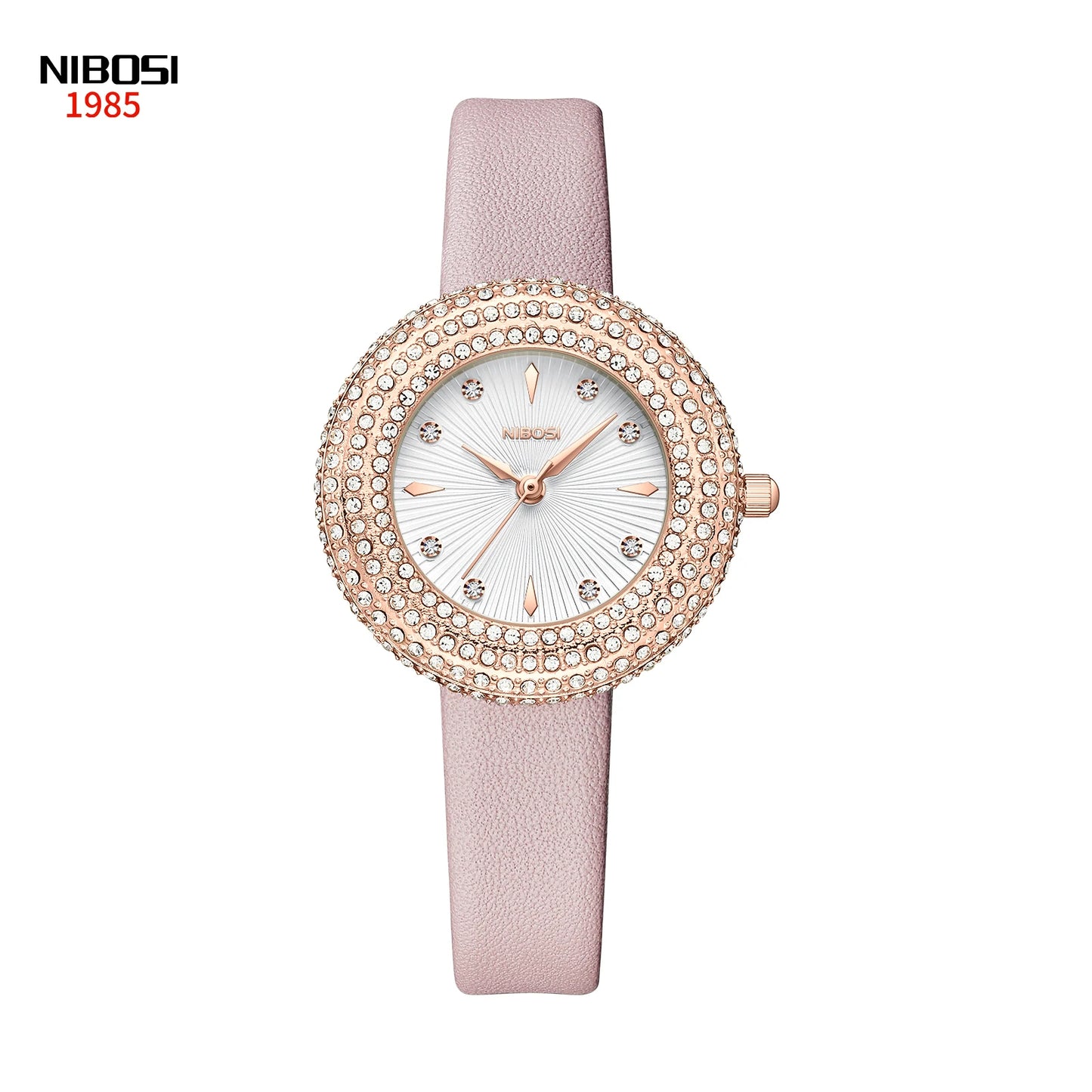 Diamond Stylish & Waterproof Watch 2561 Nibosi