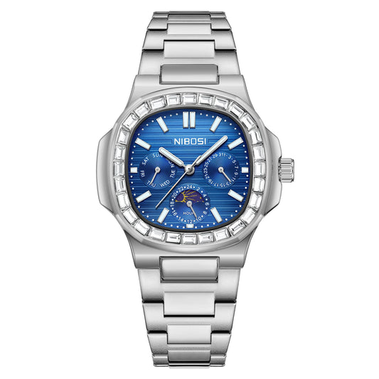 Executive Moonphase Steel Watch 2698