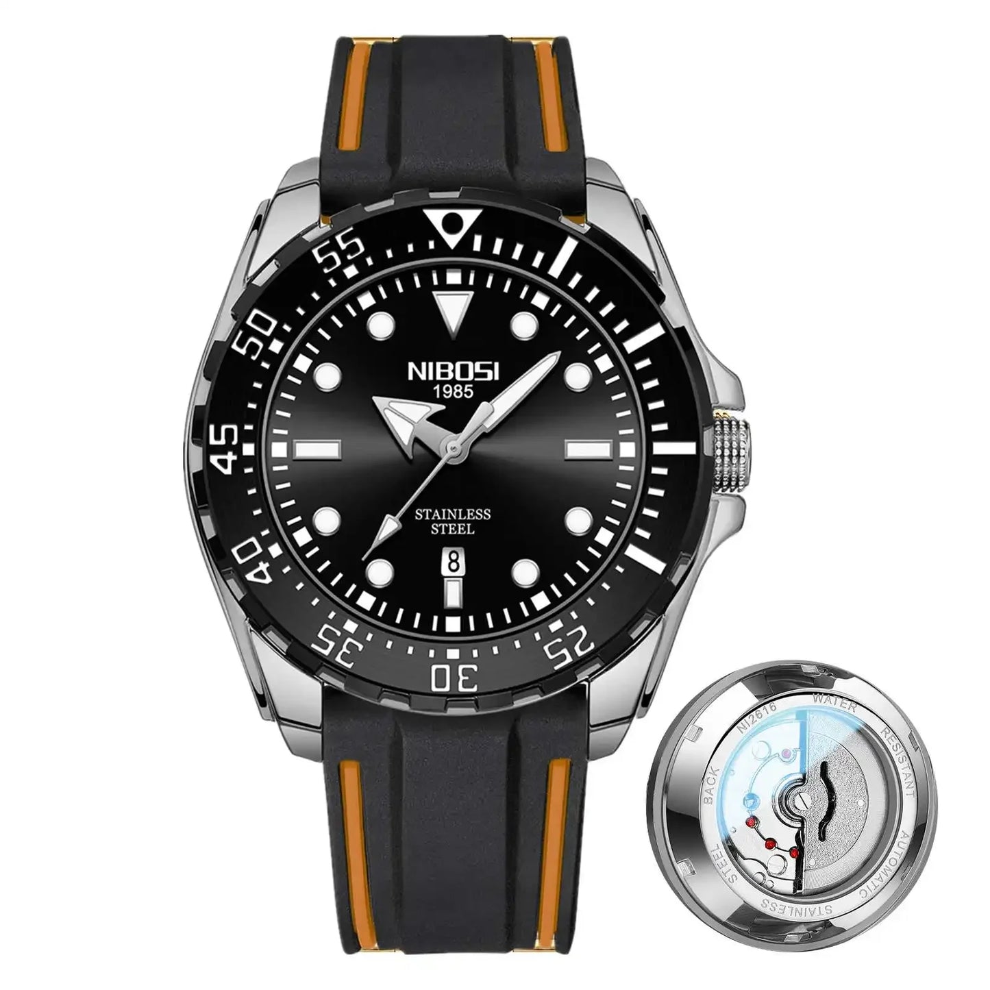Mechanical & Waterproof Watch 2616 Nibosi