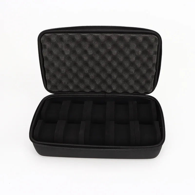 Watch Travel Case with 10 Slots – Zipper Organizer Box