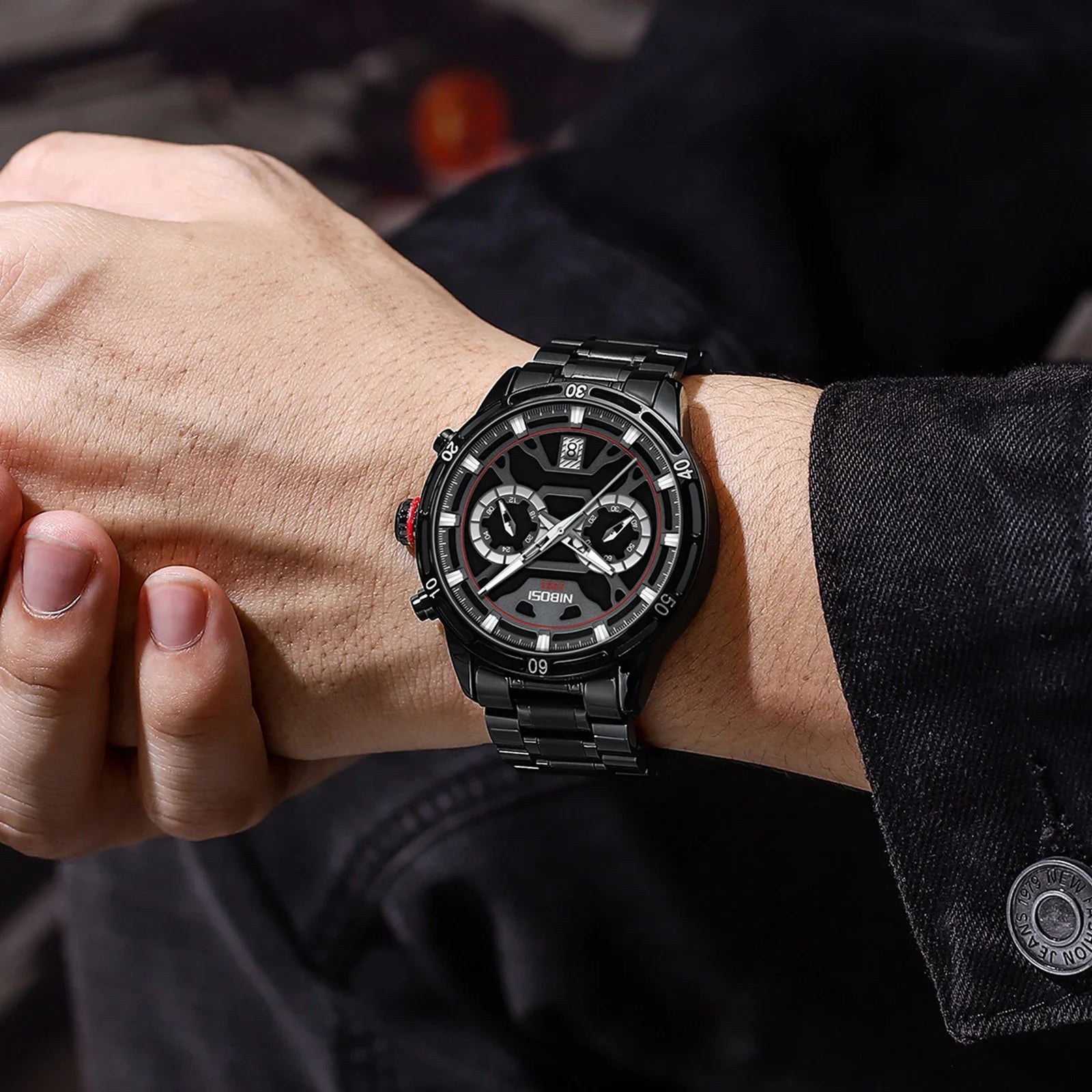 Quartz Watch with Luminous Display 2537 Nibosi