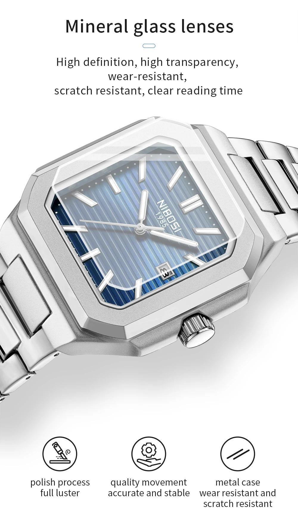 2689 SquareMaster Quartz Calendar Watch
