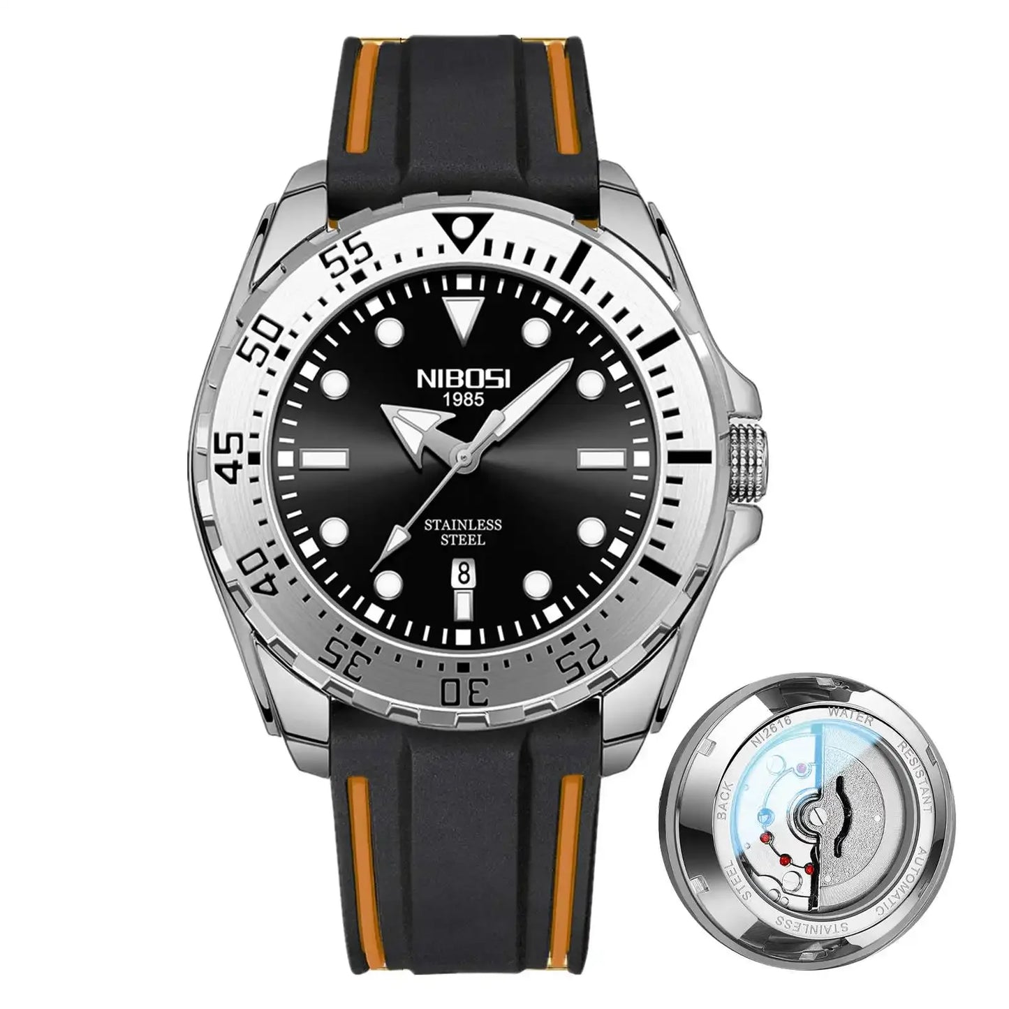 Mechanical & Waterproof Watch 2616 Nibosi