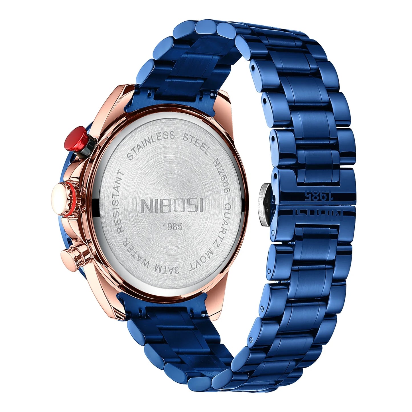 Redline Chronograph Steel Watch 2606