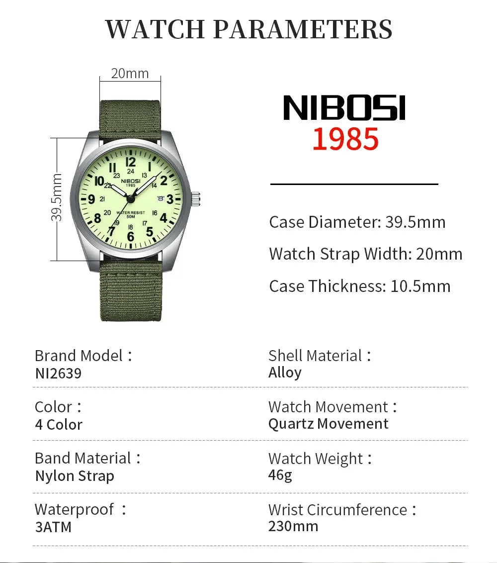 Leisure Sports Watch 2639 Nibosi