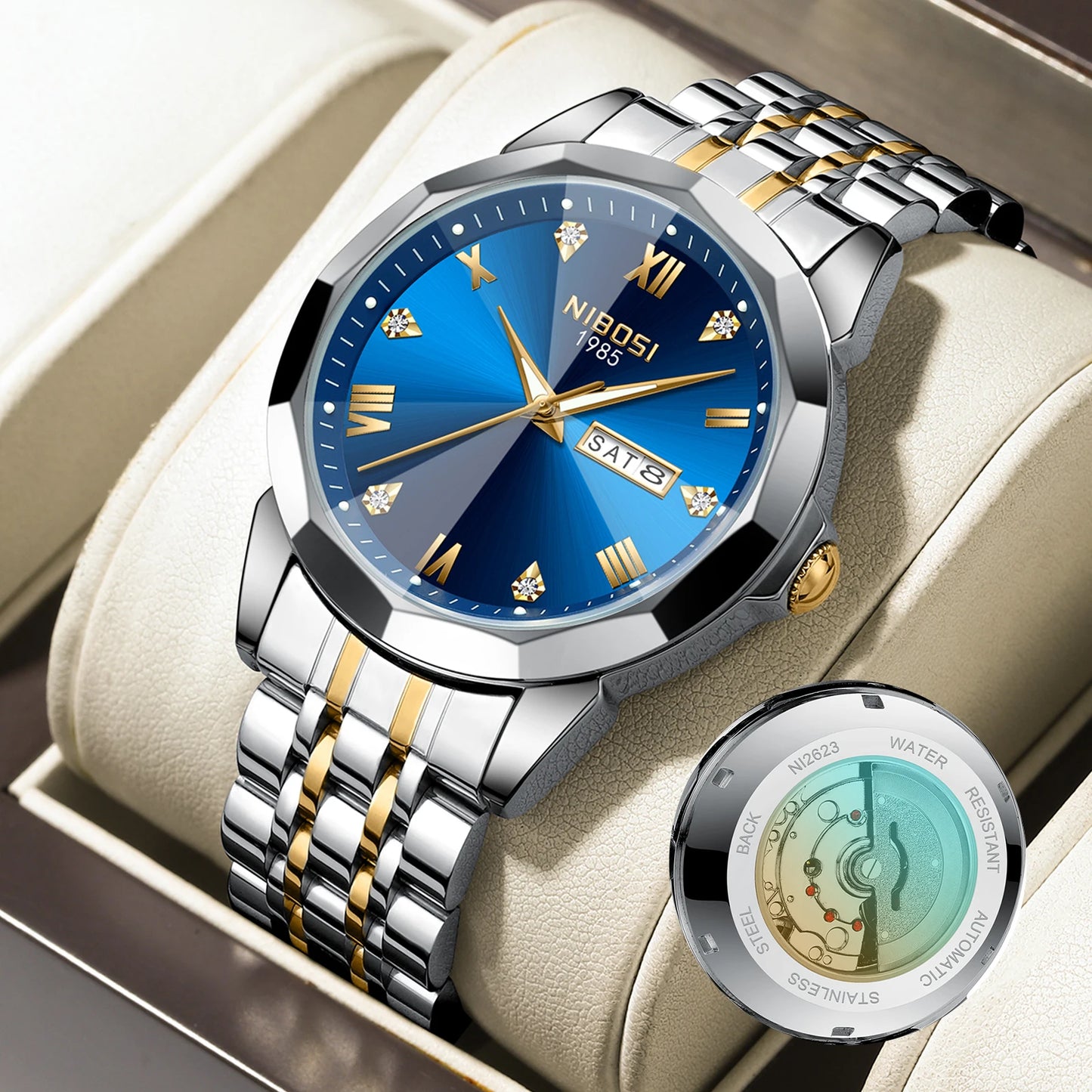 Quartz & Waterproof Watch 2623 Nibosi