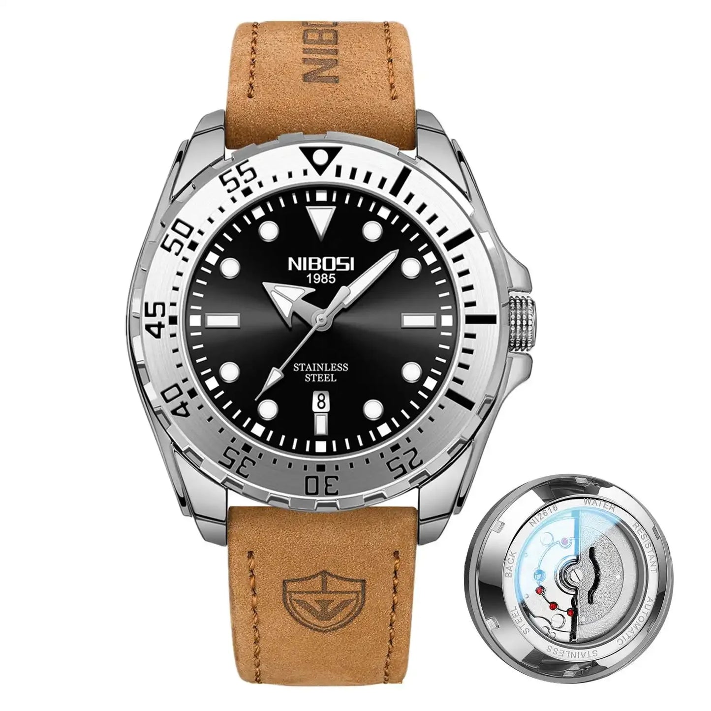 Mechanical & Waterproof Watch 2616 Nibosi
