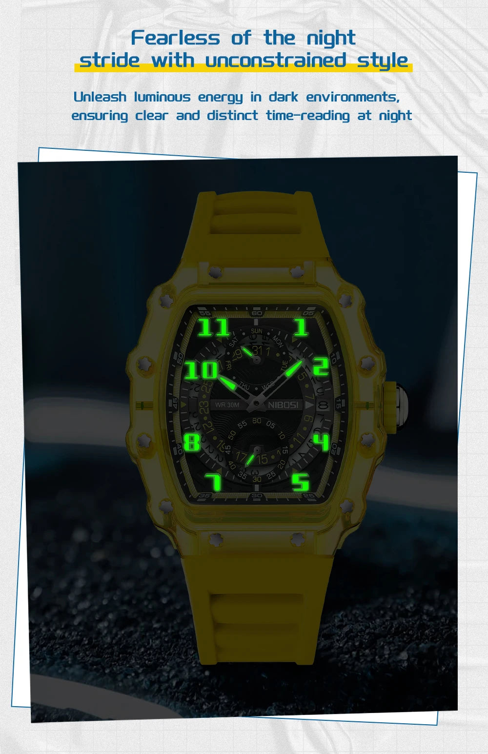 Silicone Shock Sport Watch 2703
