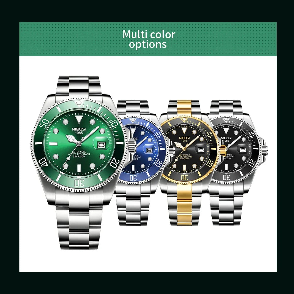 Stainless & Waterproof Watch 2600 Nibosi