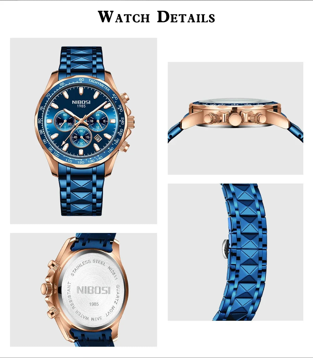 Fashion Men's Watch 2611 Nibosi