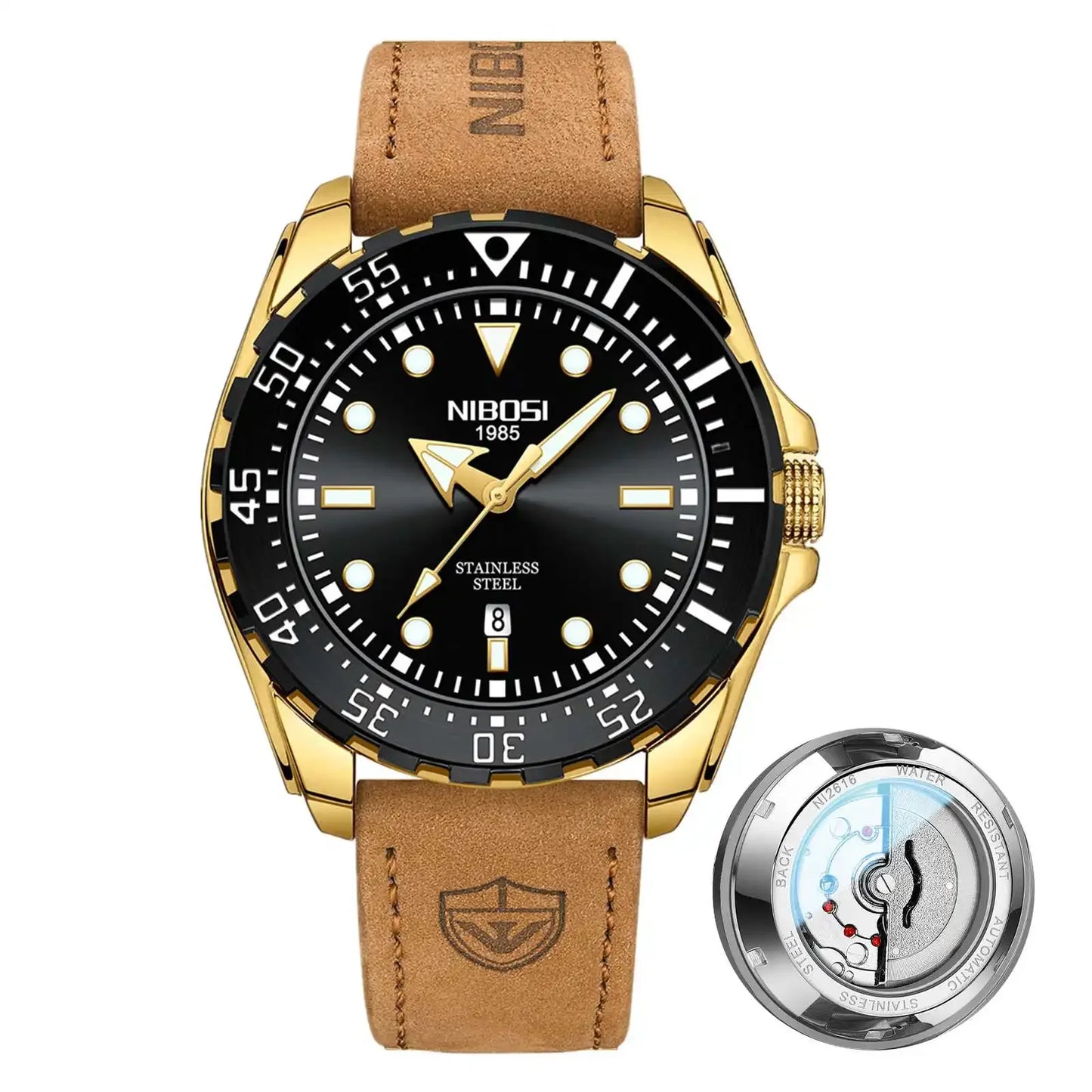 Mechanical & Waterproof Watch 2616 Nibosi