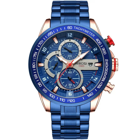 Redline Chronograph Steel Watch 2606