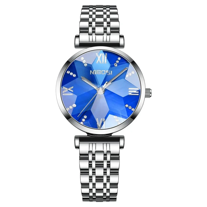 Diamond Mirror & Women's Watch 2529 Nibosi