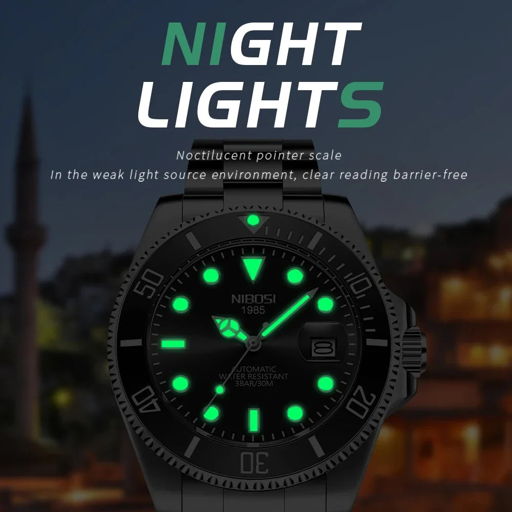 Stainless & Waterproof Watch 2600 Nibosi