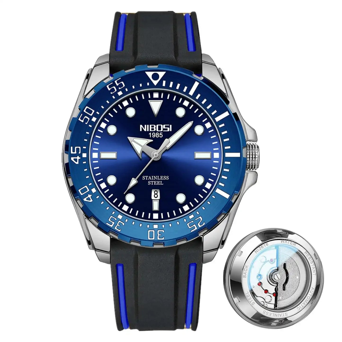 Mechanical & Waterproof Watch 2616 Nibosi