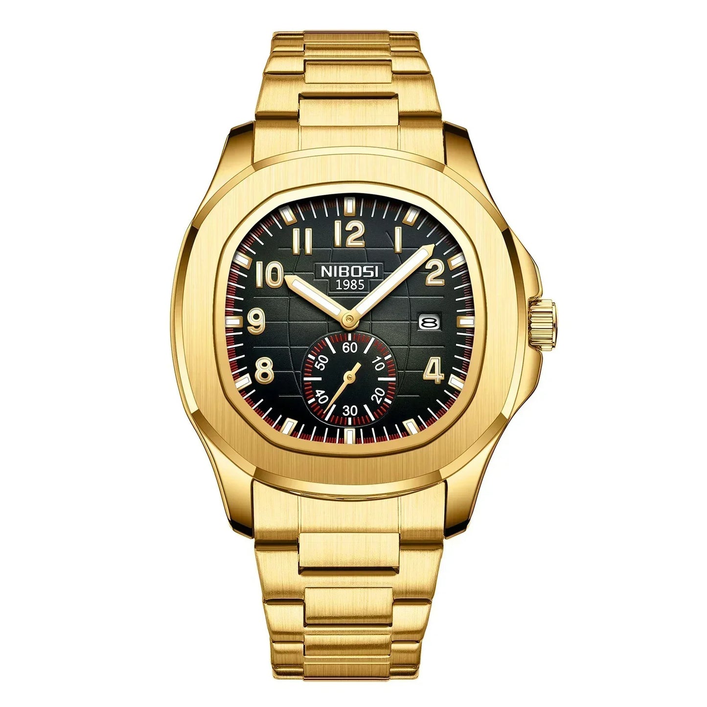 Nibosi 2653: Luxury Dial Waterproof Watch – Sport Elegance