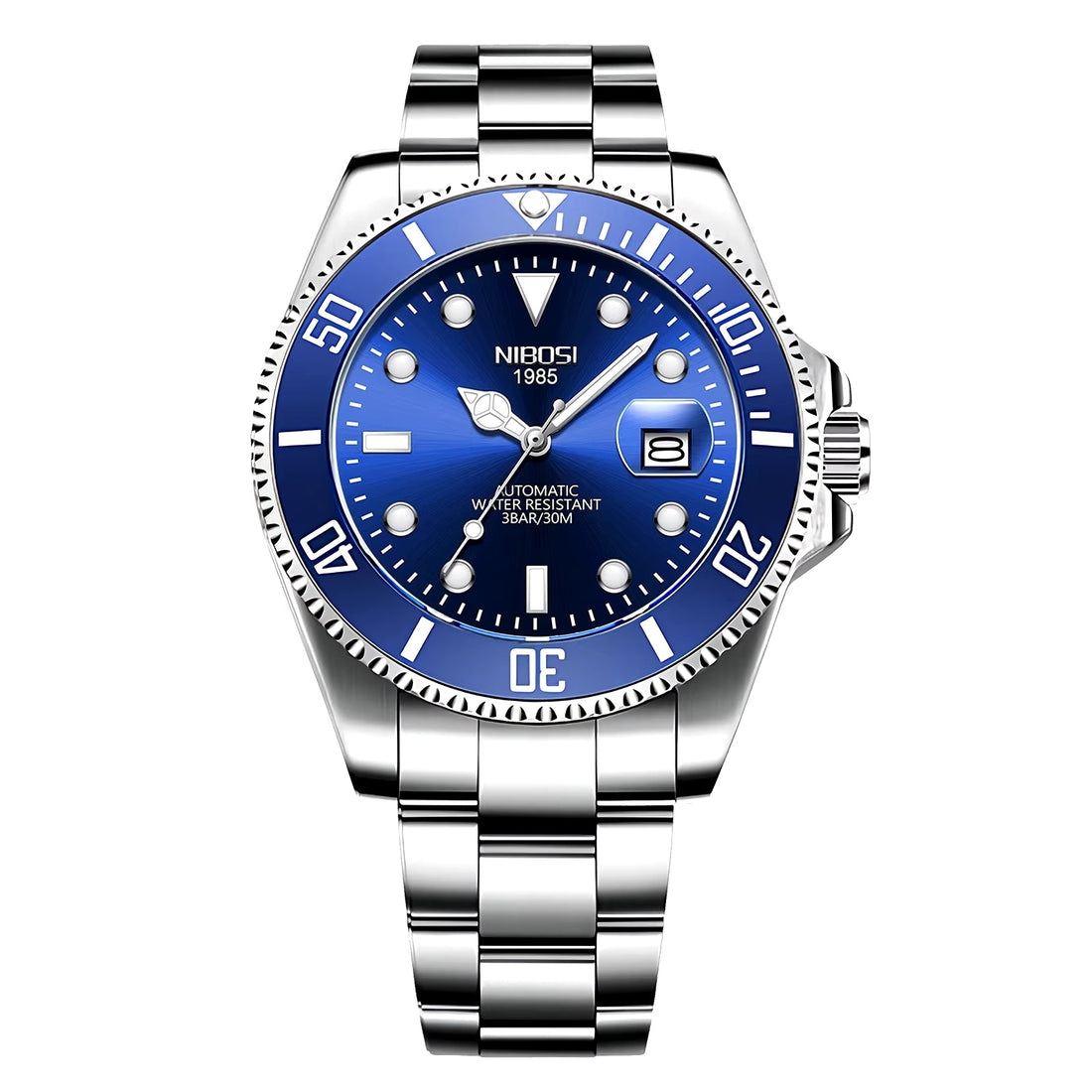 NIBOSI waterproof diver watch