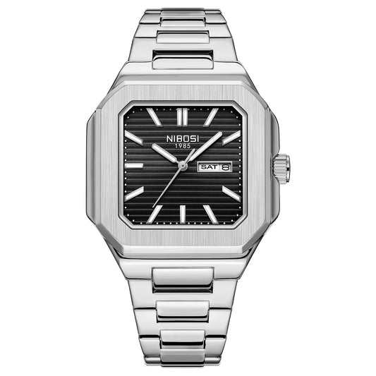 NIBOSI 2690 Retro Square Quartz Watch
