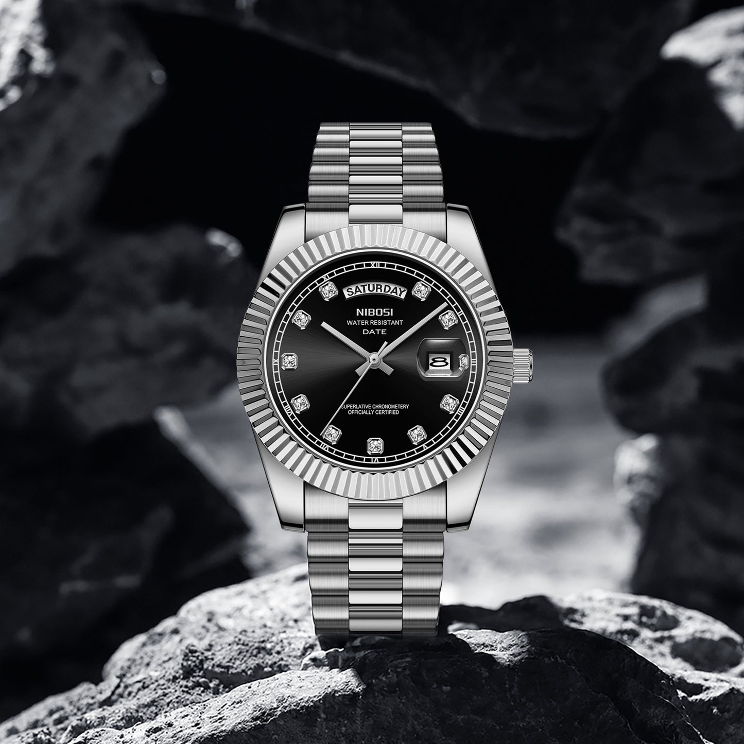 NIBOSI 2628 – Luxury Waterproof Quartz Watch