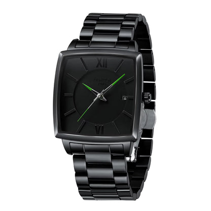 NIBOSI 2601 — Obsidian Square Men's Watch