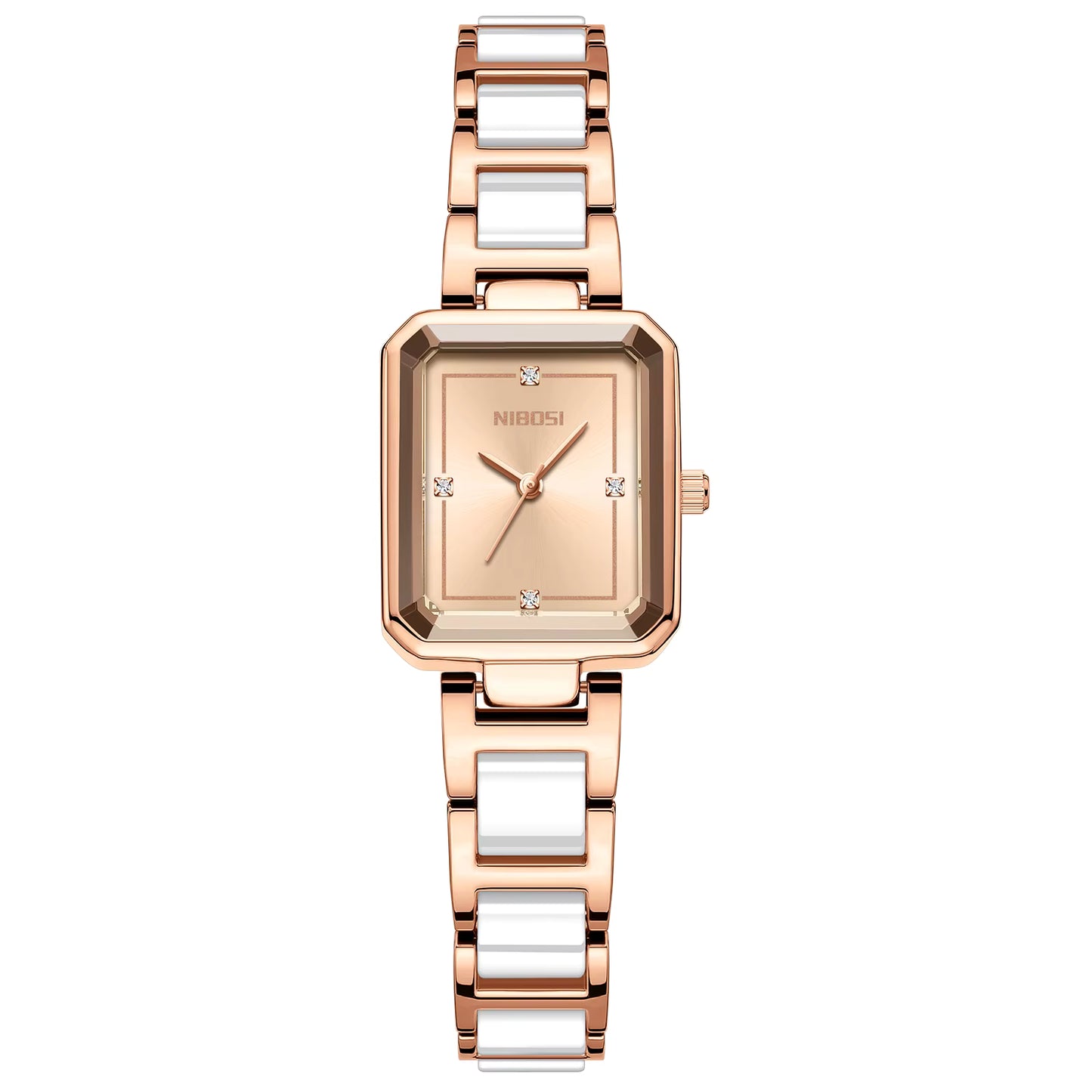 2668 Simple Ceramic Small Square Watch