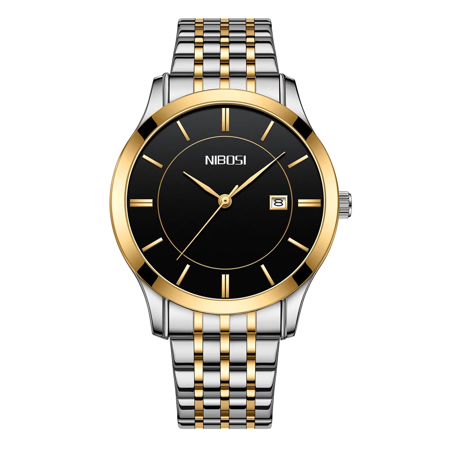 NIBOSI 2567 — Ultra Slim Quartz Watch