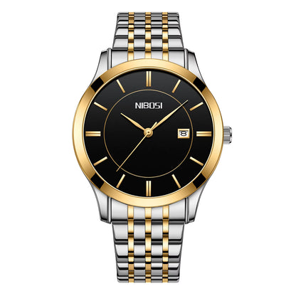 NIBOSI 2567 — Ultra Slim Quartz Watch