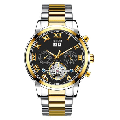 NIBOSI 2307 — Imperial Automatic Open-Heart Watch