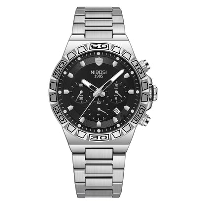 NIBOSI 2661 Golden Vanguard Chronograph