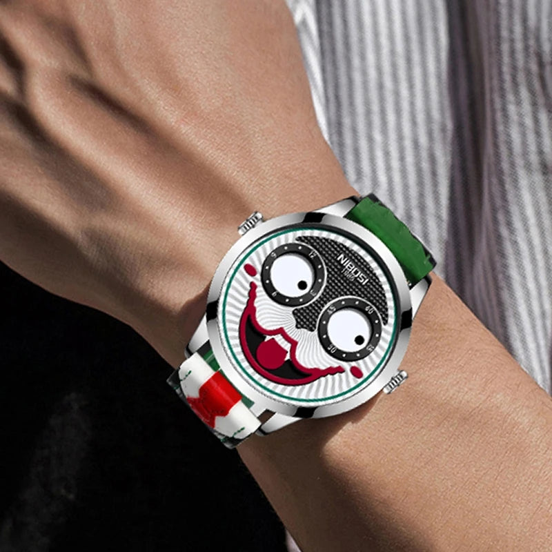 Joker Face Watch 2506 Nibosi 1985 Official Store