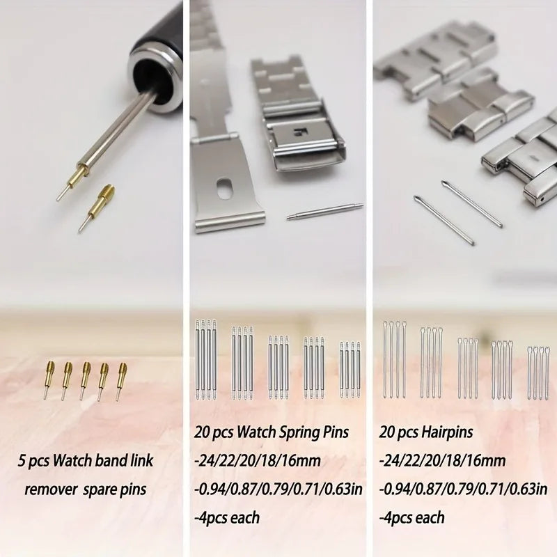 NIBOSI Watch Link Removal Kit