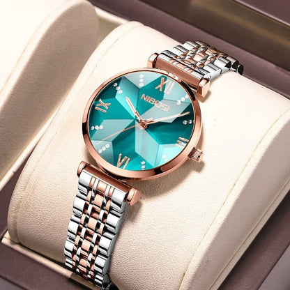 Diamond Mirror & Women's Watch 2529 Nibosi