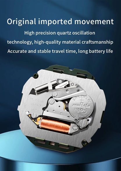 NIBOSI 2691 Miyota Precision Minimalist Watch