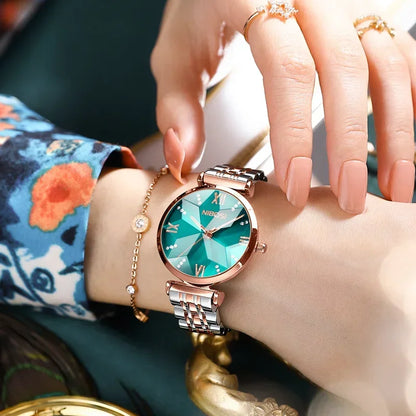Diamond Mirror & Women's Watch 2529 Nibosi