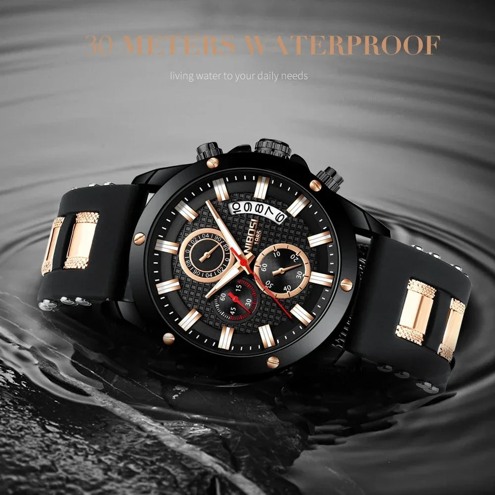 NIBOSI 2333 GT Racing Chronograph