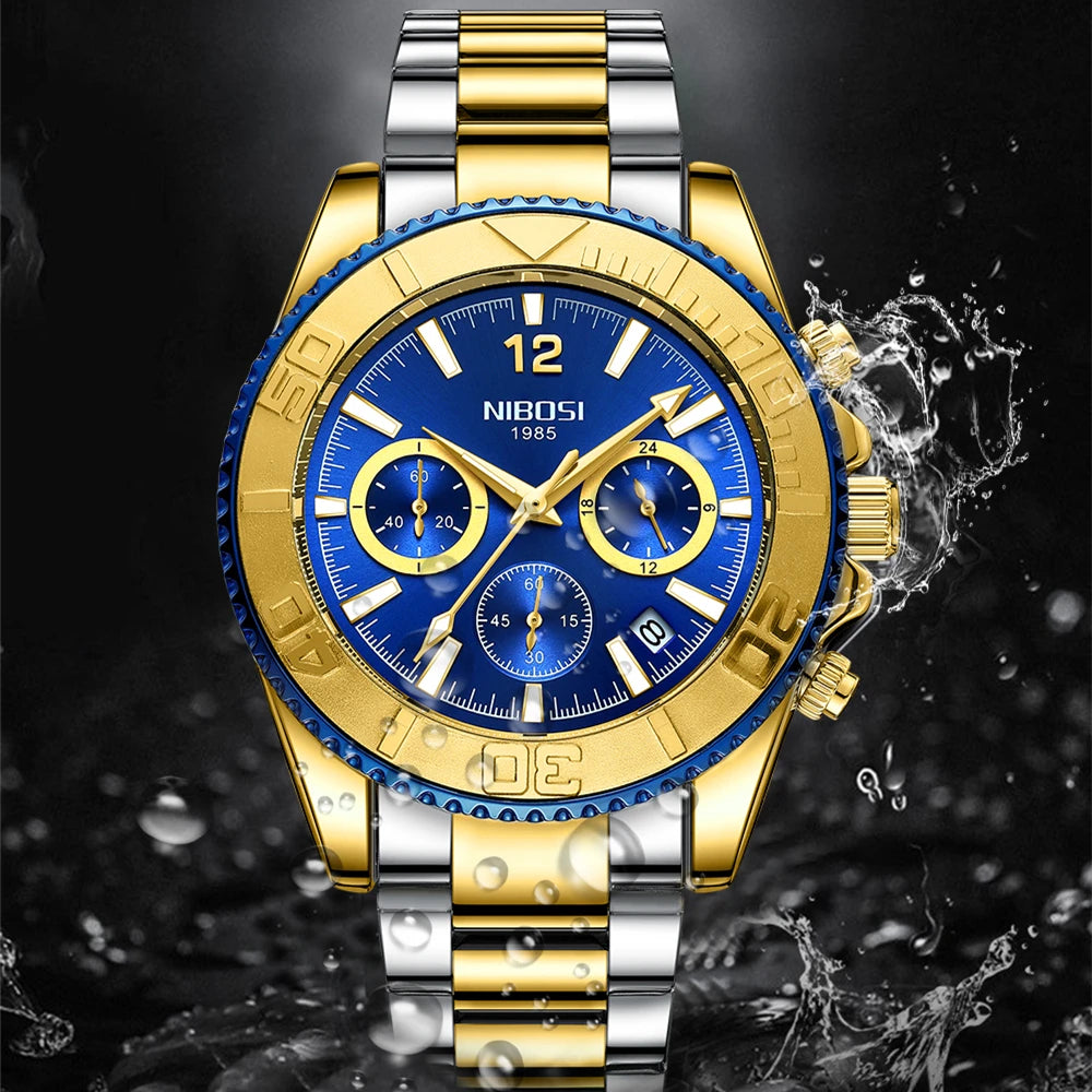 2517 Luxury Chronograph Watch - Stainless Steel