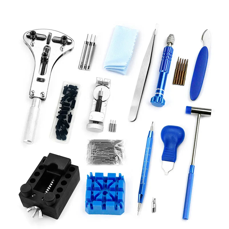 NIBOSI Professional Watch Repair Tool Kit – 185 Pieces