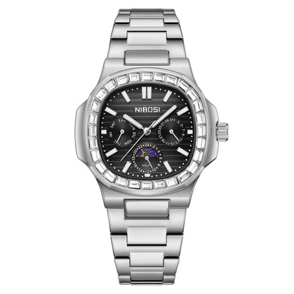 Executive Moonphase Steel Watch 2698