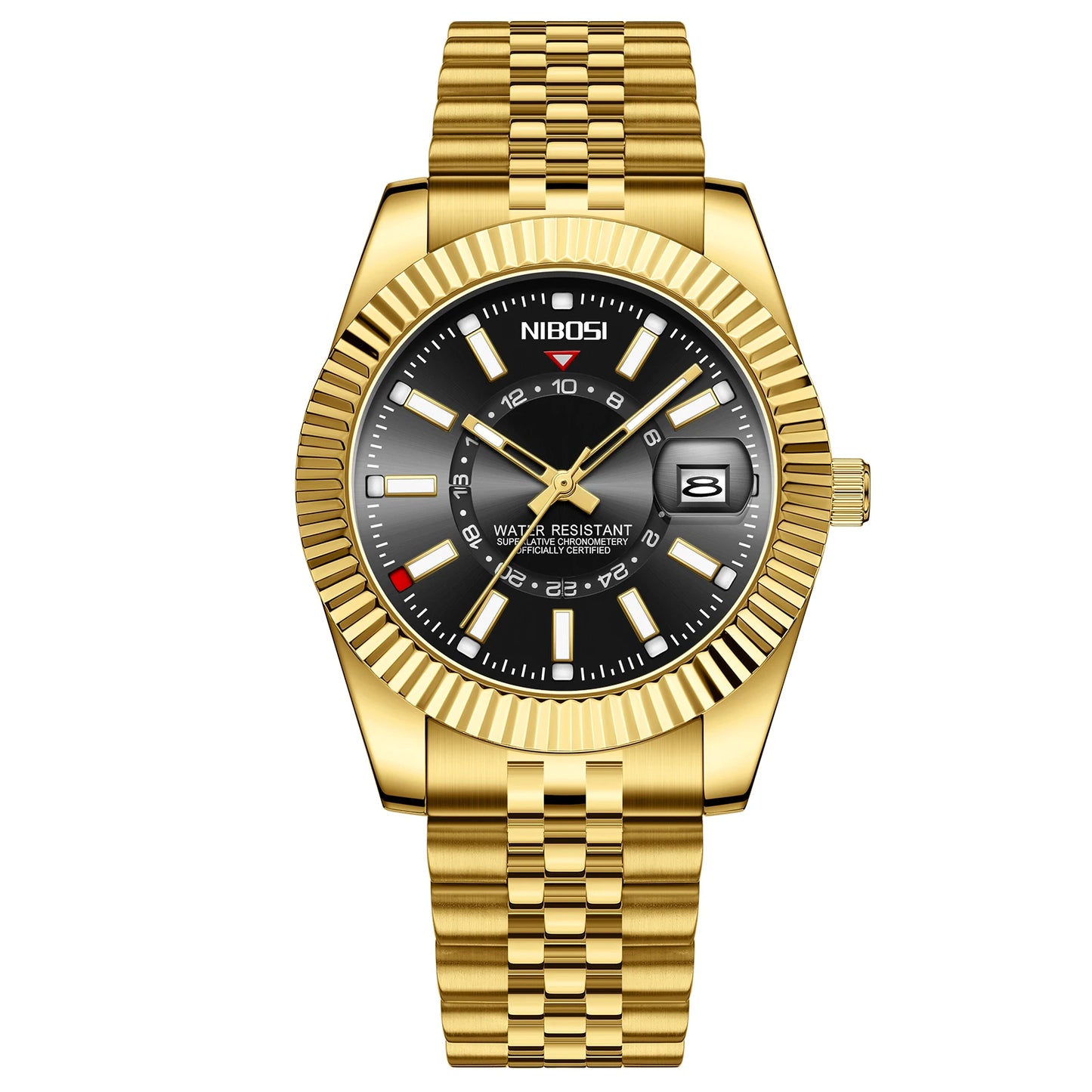 NIBOSI 2638 Classic Fluted Men's Watch