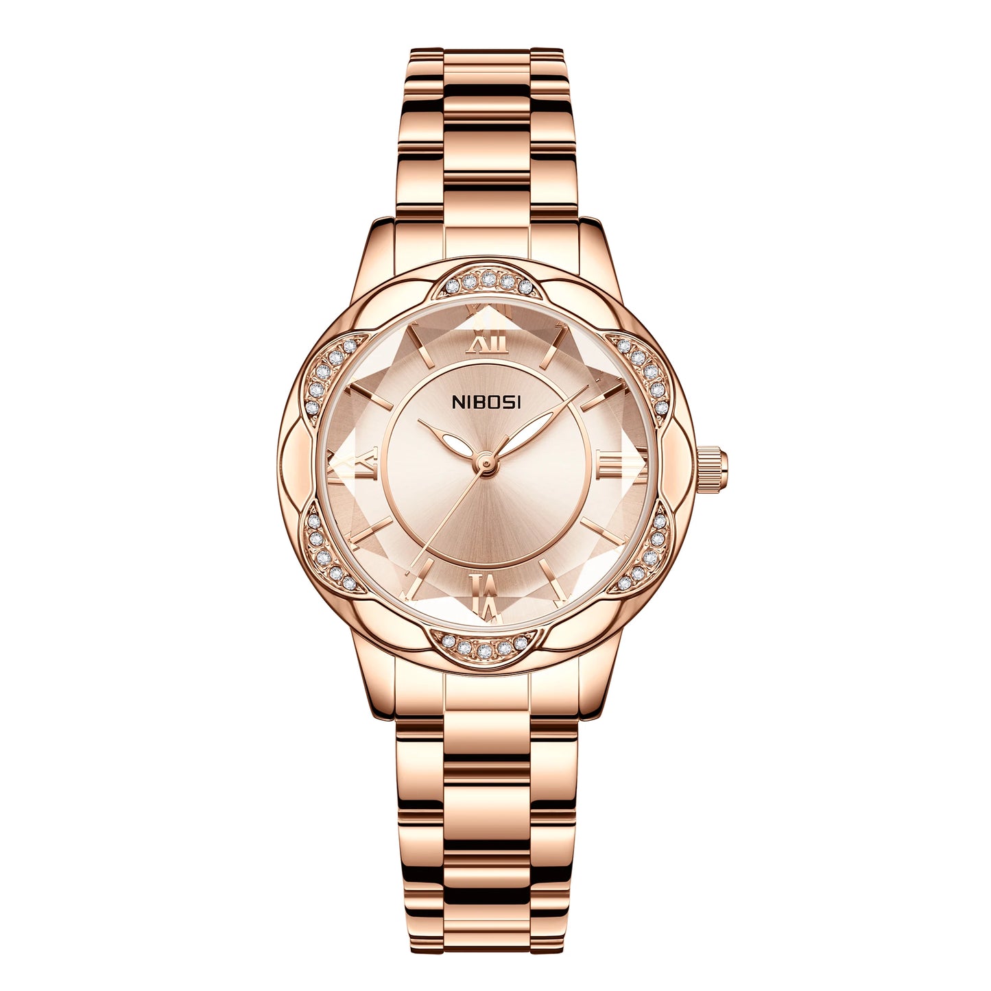 NIBOSI 2672 Crystal Bloom Women's Watch