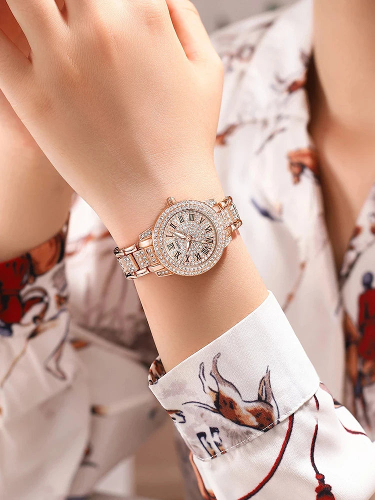 2552 Rose Sparkle Lady Watch