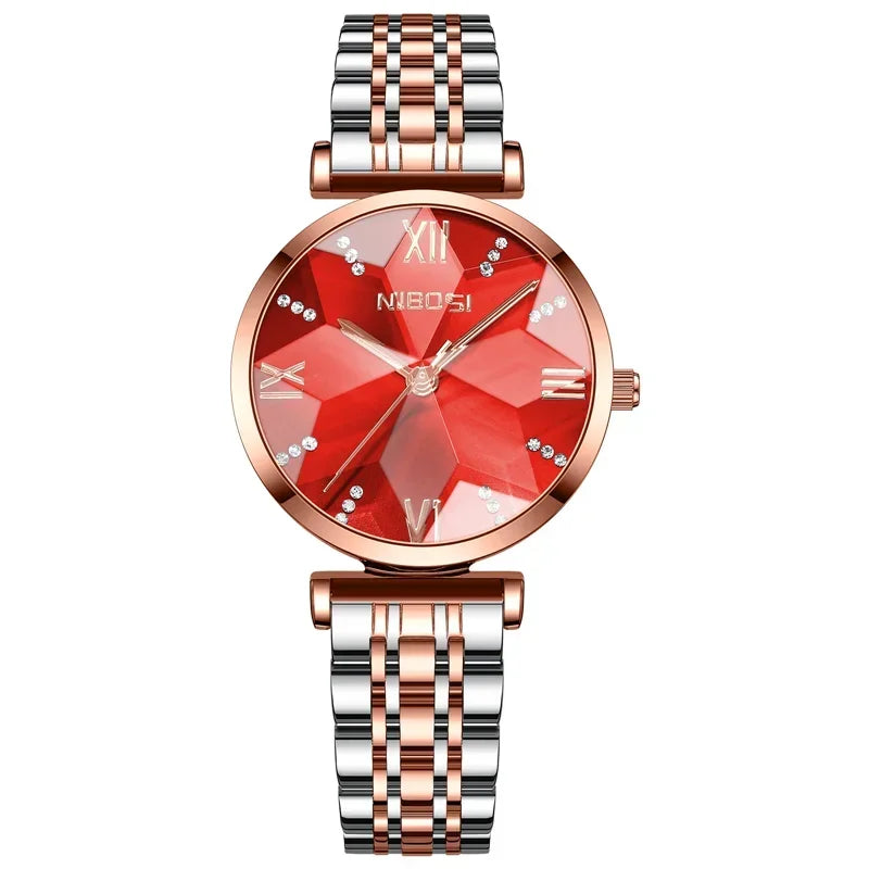 Diamond Mirror & Women's Watch 2529 Nibosi