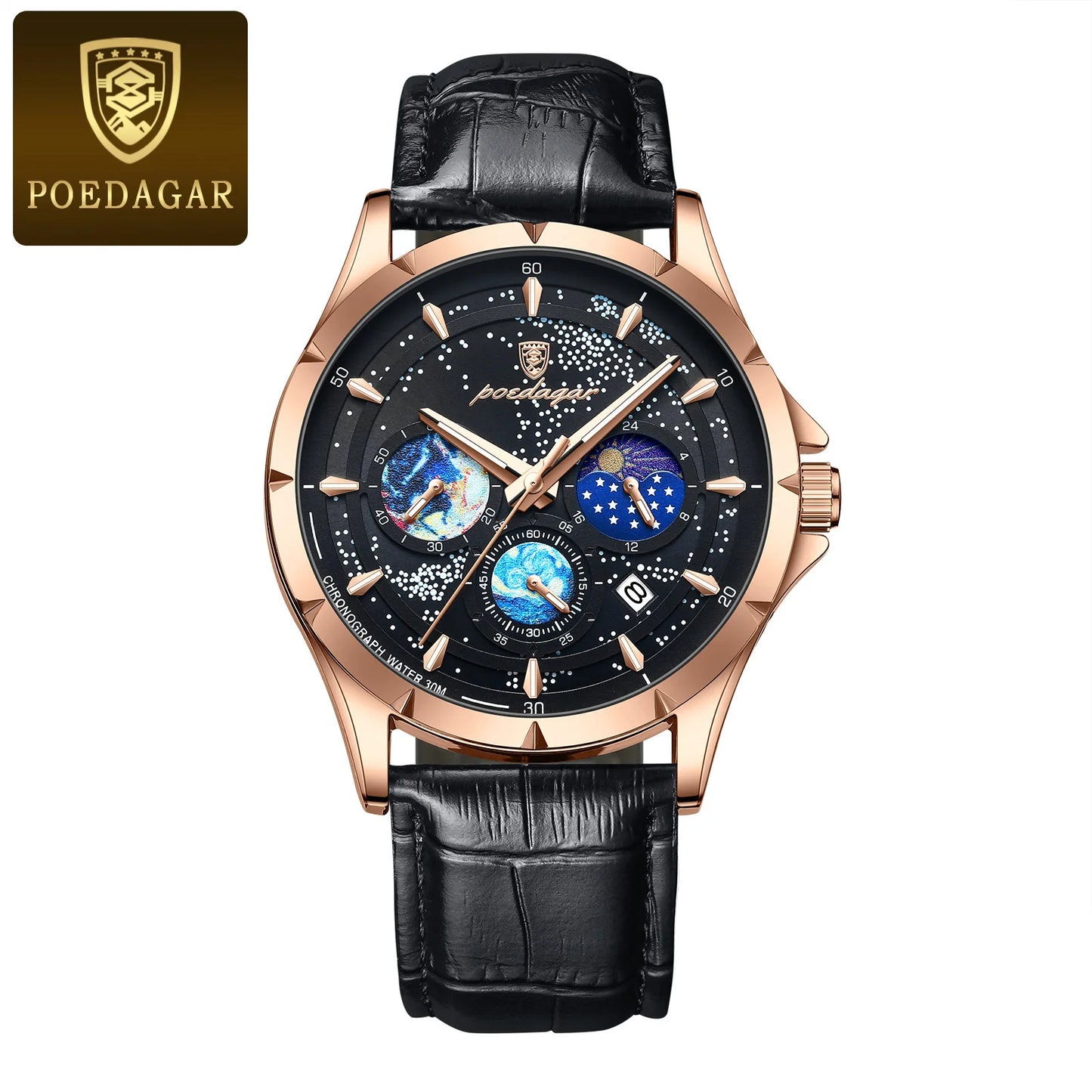 POEDAGAR 916 Celestial Chronograph